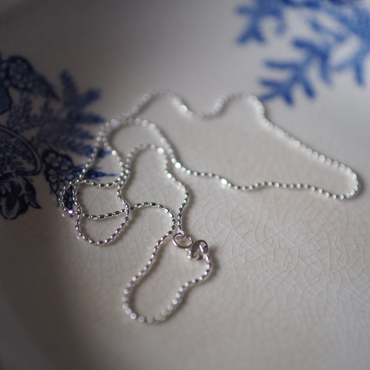 silver925】ライスボールチェーンネックレス | ALLEGROA