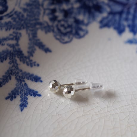 【silver925】カットボールピアス