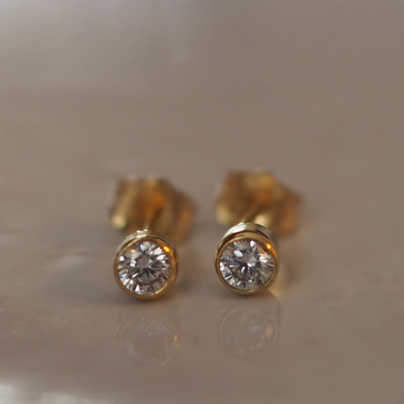 14kgf】 3mmジルコニアのスタッドピアス | ALLEGROA