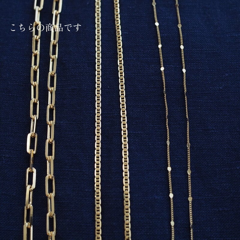 18kgf】カットアズキチェーンのボリュームネックレス | ALLEGROA