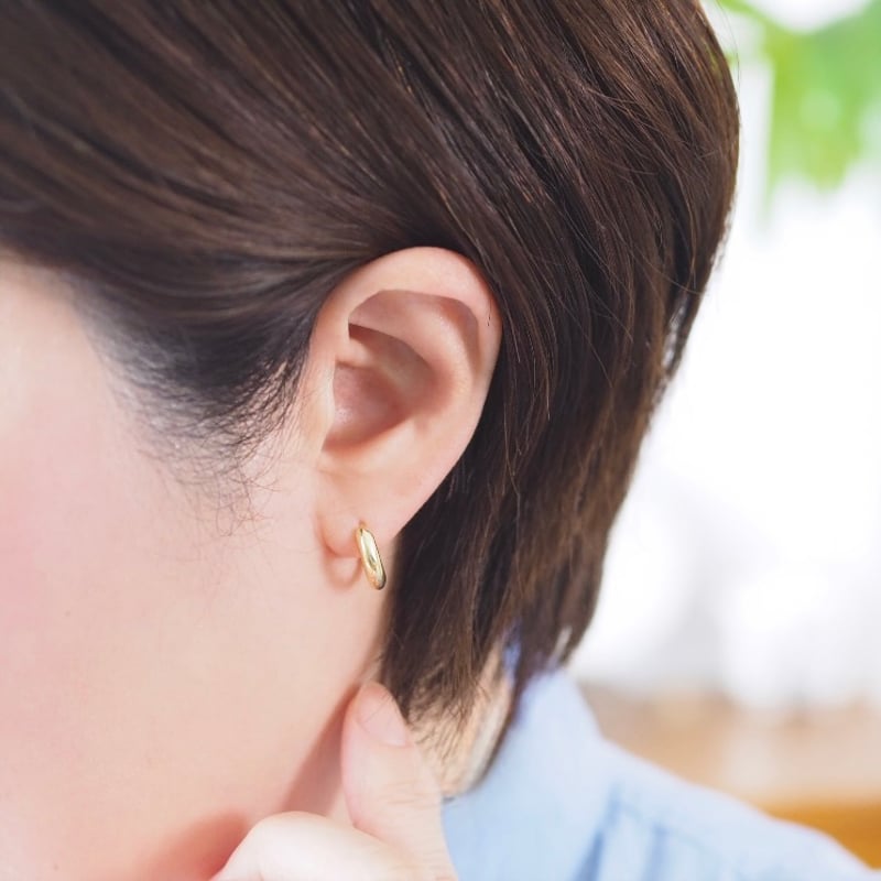 18kgf】ボリュームフープピアスE | ALLEGROA