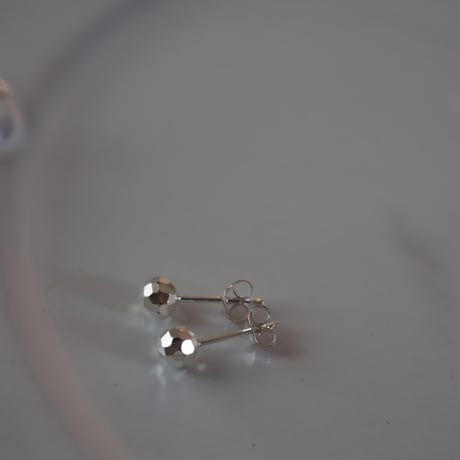 【silver925】カットボールピアス