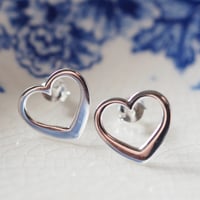 【silver925】ハートピアス