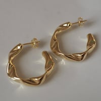 【18kgf】ビッグフープピアス