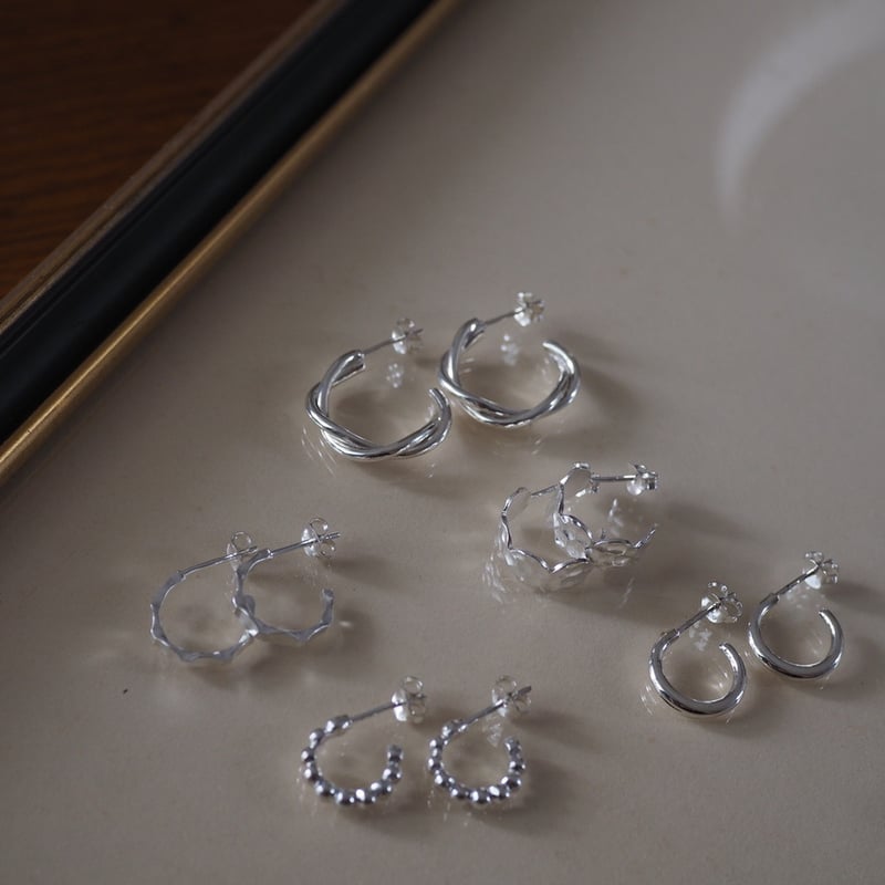silver925】シンプルハーフフープピアス | ALLEGROA silver925】シンプルハーフフープピアス | ALLEGROA