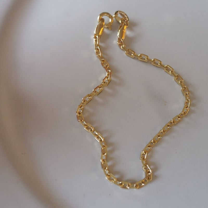 18kgf】カットアズキチェーンのブレスレット | ALLEGROA