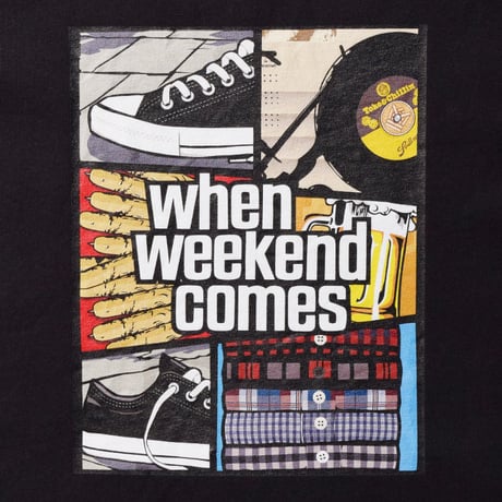 -PRILLMAL- TOKE&CHILLIN`!!! : S/S T-SHIRTS  (BLACK)