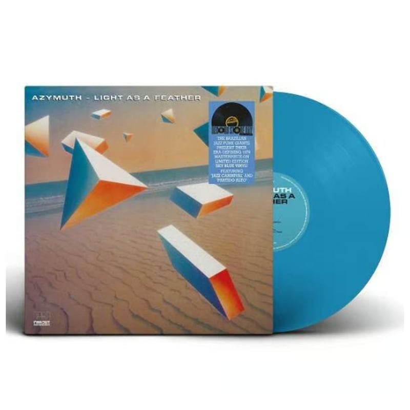 AZYMUTH/LIGHT−AS−FEATHERのLP盤レコード。 AZYMUTH / LIGHT AS A FEATHER - COLOURED VINYL E