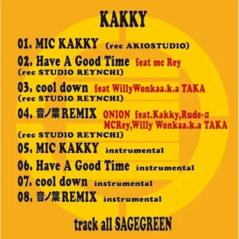 邦楽 MIC KAKKY KAKKY / MIC KAKKY [CD] | Banguard OnLinE sTorE