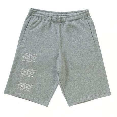OUTLINE LOGO SWEAT SHORTS（GRAY）