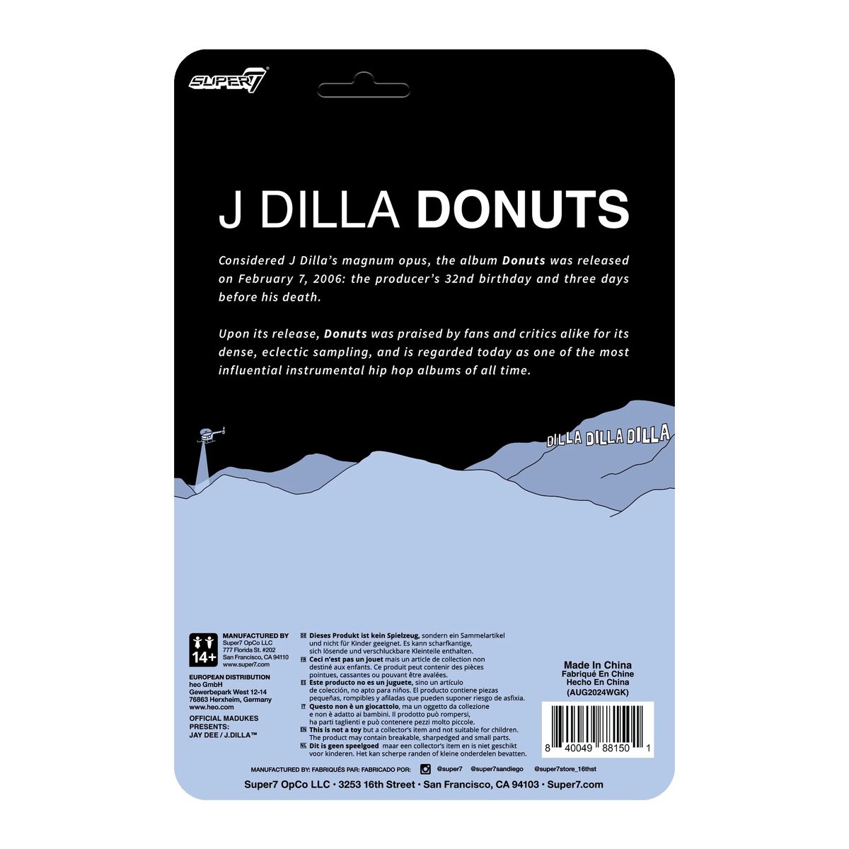 J DILLA / J DILLA REACTION FIGURES WAVE 01 - J