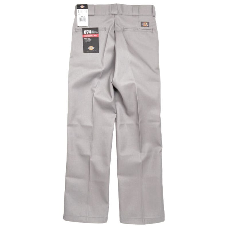 Dickies 874 ORIGINAL FIT WORK PANTS -SILVER- [S
