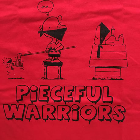 ROLLERS / PIECEFUL WARRIORS S/S Tee . Red