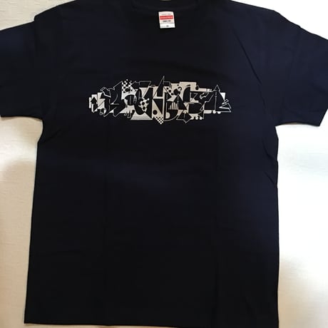 BLOCK BASTA 8bit S/S Tee . Navy