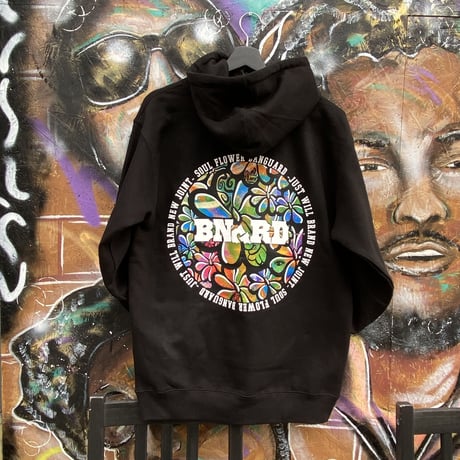 JUST WILL BRAND NEW JOINT HOODY -BLACK-