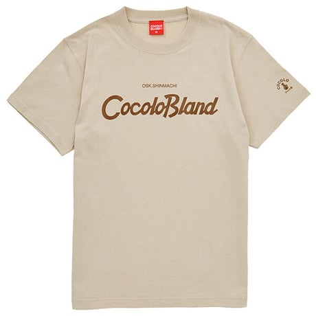 CURSIVE LOGO S/S TEE (SAND)