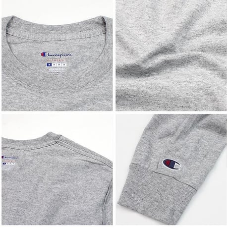 CHAMPION / L/S 5.2oz [GRAY] -CC8C-
