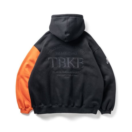 TIGHTBOOTH × KILLER BONG / CYBORG HOODIE [Black/Orange] -Size XL only-