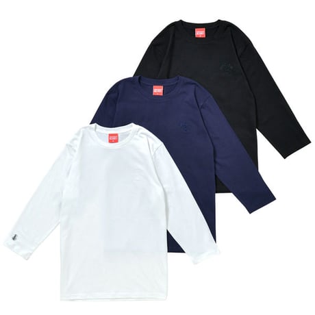 BONG EMBROIDERY 3/4 SLEEVE TEE (NAVY)