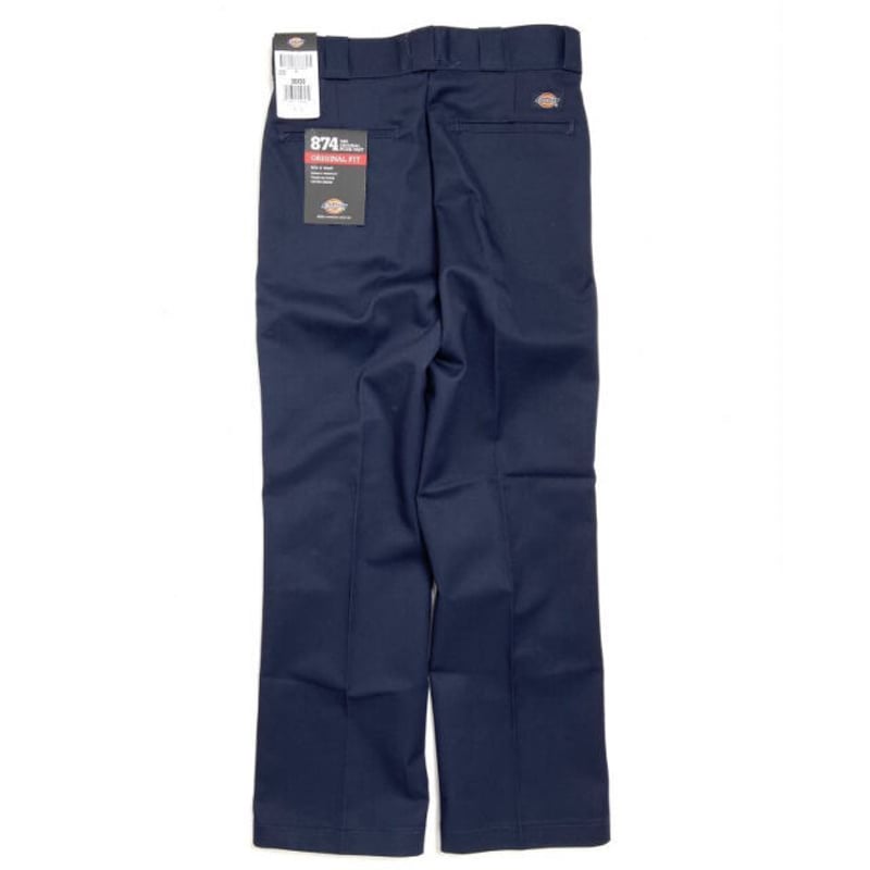 ディッキーズ HTC 874 Original Fit ネイビー パンツ HTC Dickies（ディッキーズ ）Pants #Flower ターコイズ