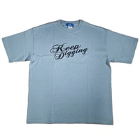 ONE MOVE / KEEP DIGGING TOUGHNESS BIG TEE (Blue)