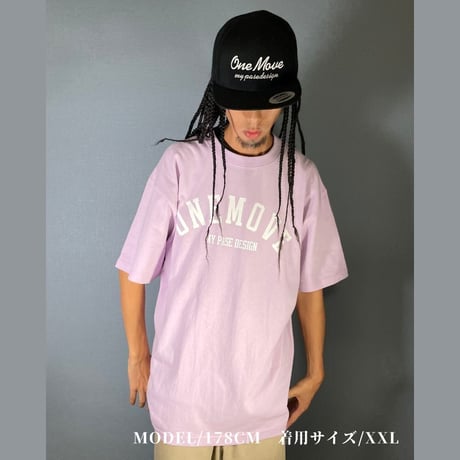 ONE MOVE / ARCH LOGO TEE (Beige)