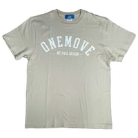 ONE MOVE / ARCH LOGO TEE (Beige)