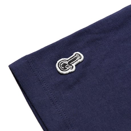 BONG EMBROIDERY 3/4 SLEEVE TEE (NAVY)