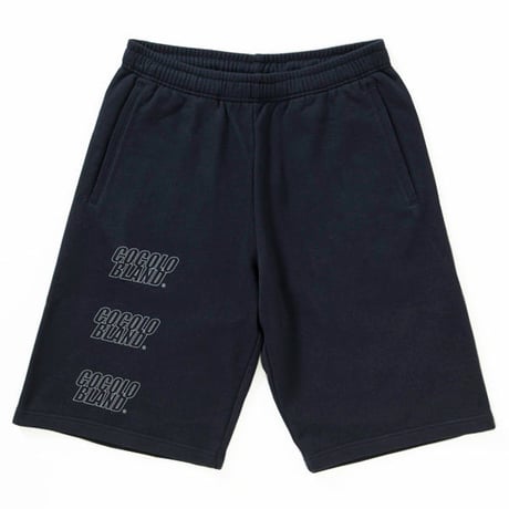 OUTLINE LOGO SWEAT SHORTS（NAVY）