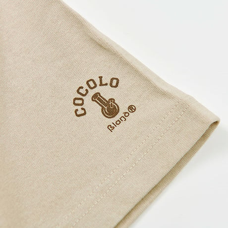 CURSIVE LOGO S/S TEE (SAND)