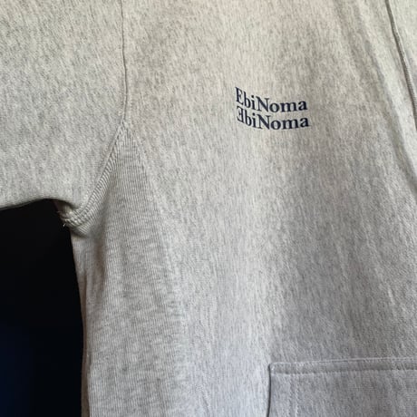 EBINOMA BRAND / EBEB feels 17watEr 12oz reverseweave hoodie&sweat pants setup -ash grey- [Set Up]