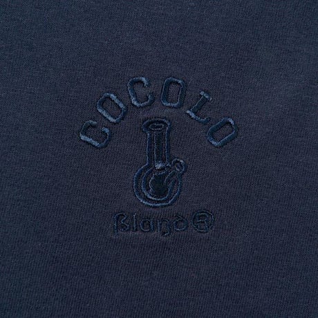 BONG EMBROIDERY 3/4 SLEEVE TEE (NAVY)