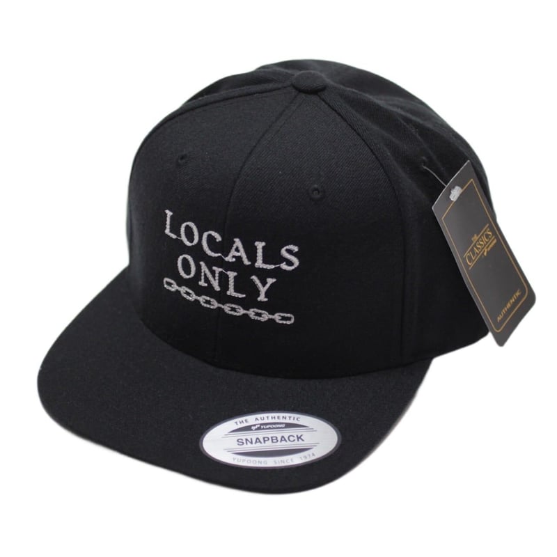 黒　スナップバック　　キャップ LOCALS ONLY Locals Only cap – Locals Only Hawaii