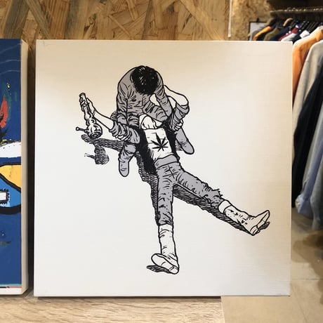 nona against the machine canvas art / 「cannabis」