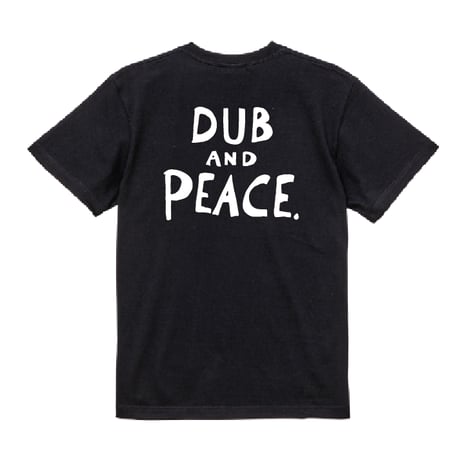 PuffPuffWear / 【SAM "GREEN"】DUB AND PEACE ONEPOINT TEE(BLACK)