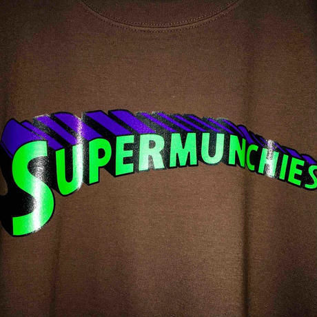 SUPER MUNCHIES TEE(BROWN)