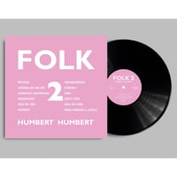 7/22 - ハンバート ハンバート / FOLK 2 [LP]
