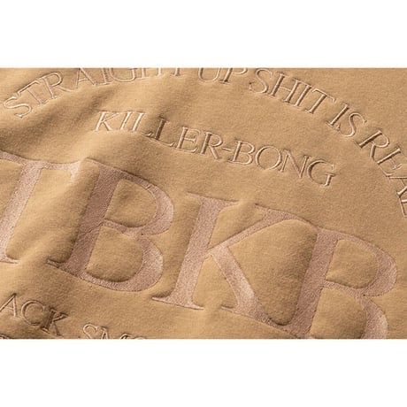 TIGHTBOOTH × KILLER BONG / CYBORG HOODIE [Beige/Black] -Size L only-