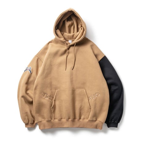 TIGHTBOOTH × KILLER BONG / CYBORG HOODIE [Beige/Black] -Size L only-