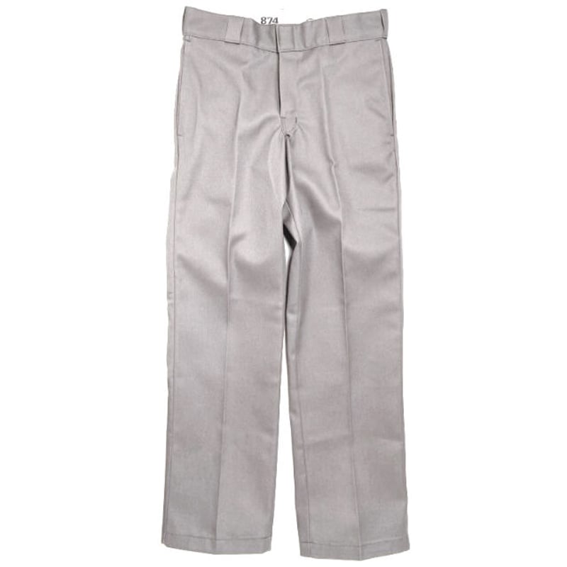Dickies 874 ORIGINAL FIT WORK PANTS -SILVER- [S