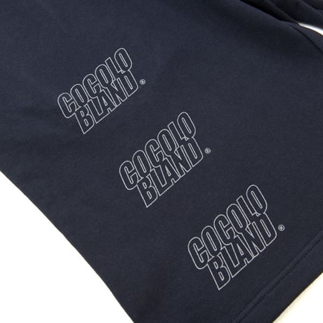 OUTLINE LOGO SWEAT SHORTS（NAVY）