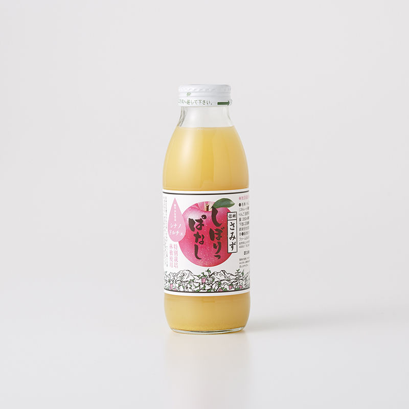 しぼりっぱなしりんごジュース「シナノドルチェ」 350ml 6本