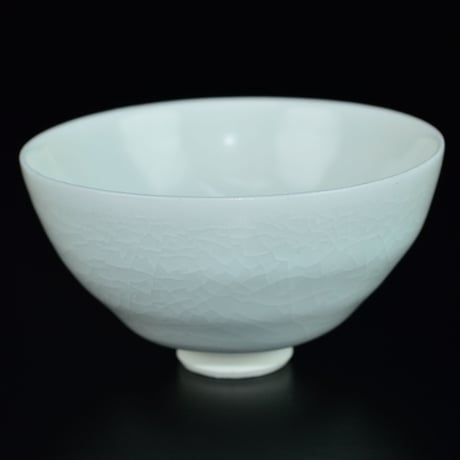 塚本司郎　白磁水禽文杯