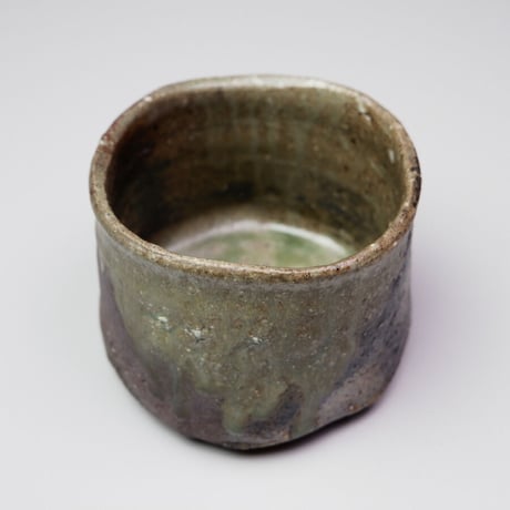 加藤清之　灰釉茶碗