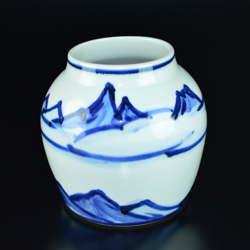 近藤悠三 山染付壷 | GALLERY 旭