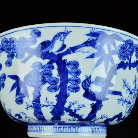 四代 和田桐山　祥瑞菓子器