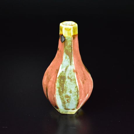 藤原雄　備前徳利＋中里重利　絵唐津ぐい呑　２点セット　共箱 藤原雄 備前徳利＋中里重利 絵唐津ぐい呑 2点セット 共箱