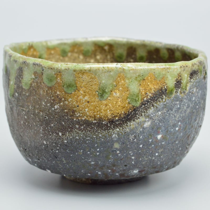 Ｔ３７０　茶碗　『越前粉引茶碗』『三好建太朗 作』　共箱　抹茶碗　茶道具 三好建太郎 越前茶碗 | GALLERY 旭