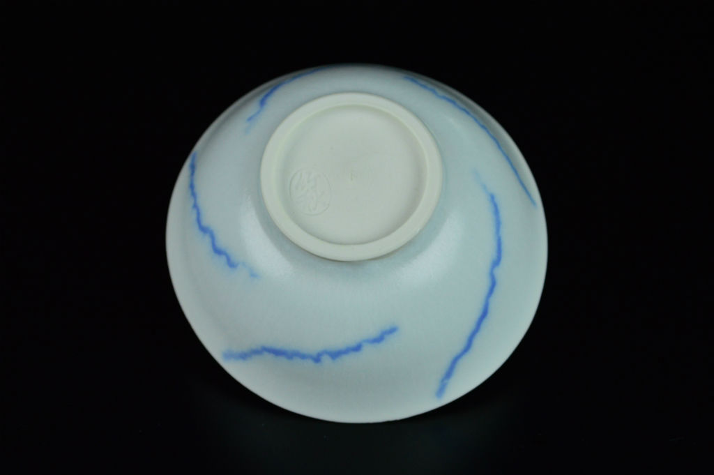 川瀬竹秋 白磁藍彩盃 | GALLERY 旭