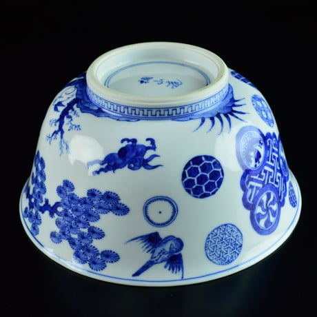 四代 和田桐山　祥瑞菓子器